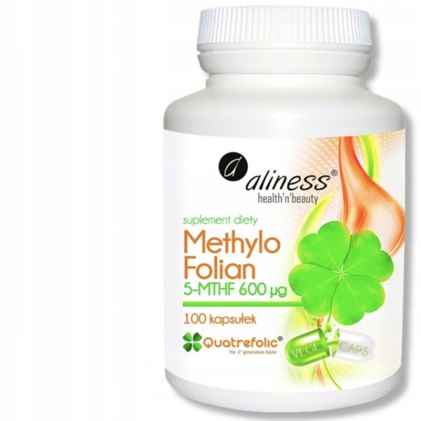Suplement diety Aliness Methylo Folian kapsułki 100 szt.