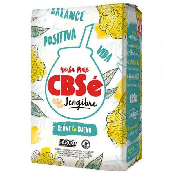 Yerba Mate CBSe Ginger Jengibre 500g Imbirowa