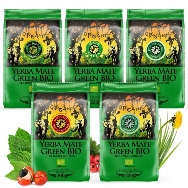 YERBA MATE GREEN BIO 200 g ORGANIC MATE GREEN