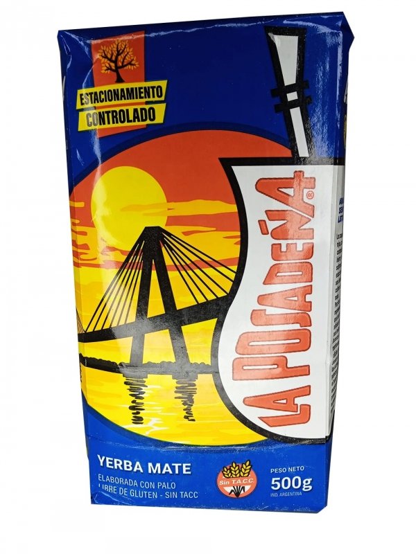 Yerba Mate La Posadena Elaborada con Palo 500g - Argentina Misiones