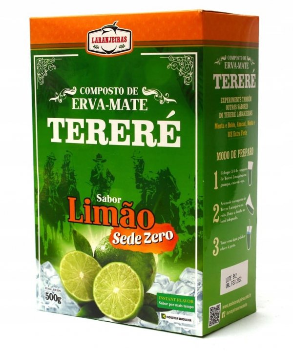 Yerba Mate Laranjeiras Terere LIMAO 500g 0,5kg Brazylia CYTRYNOWA
