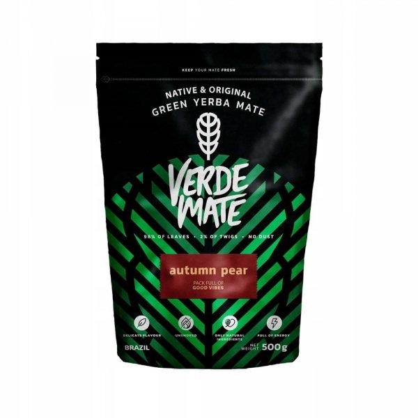 Yerba Mate Verde Mate Green Autumn Pear 0,5kg 500g Jesienna Gruszka