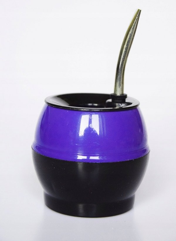Matero Practico + Bombilla Argentina 4 Yerba Mate