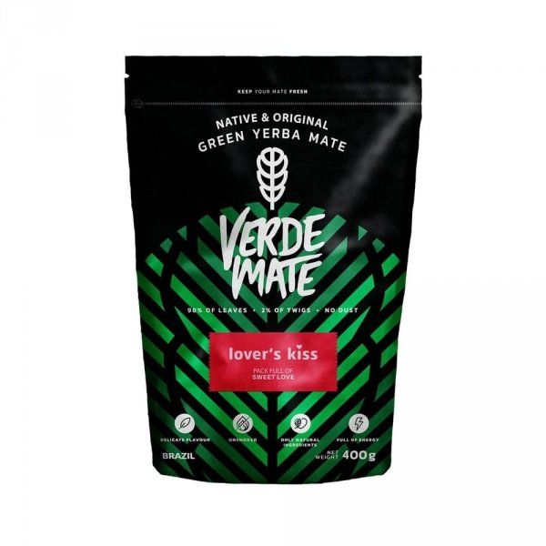 Yerba Verde Mate Lover's Kiss Owocowe Truskawka Malina 0,4kg 400g