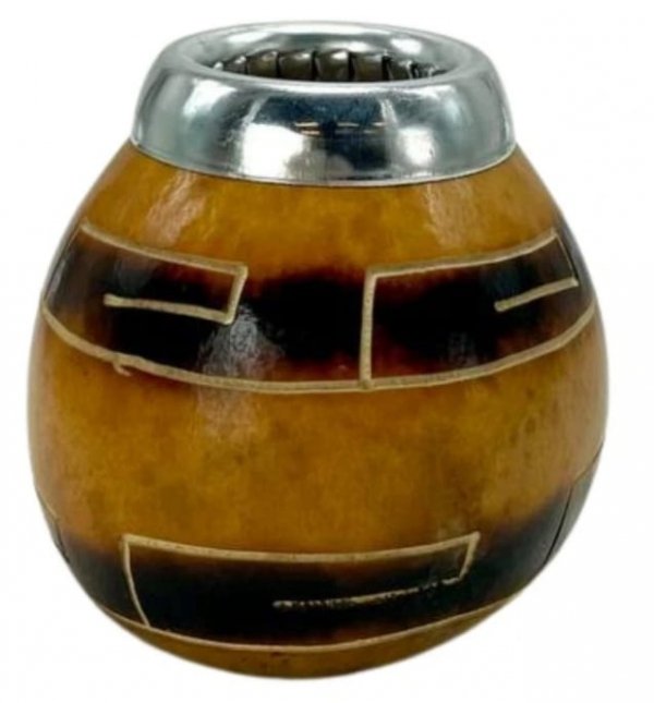 Matero Calabaza Naturalne Tykwa Triangulo Egypt - do Yerba Mate