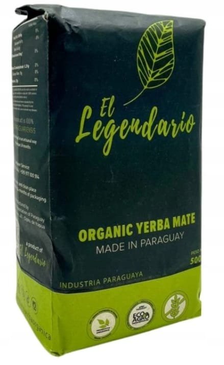 Yerba mate El Legendario Tradicional Organica 500g
