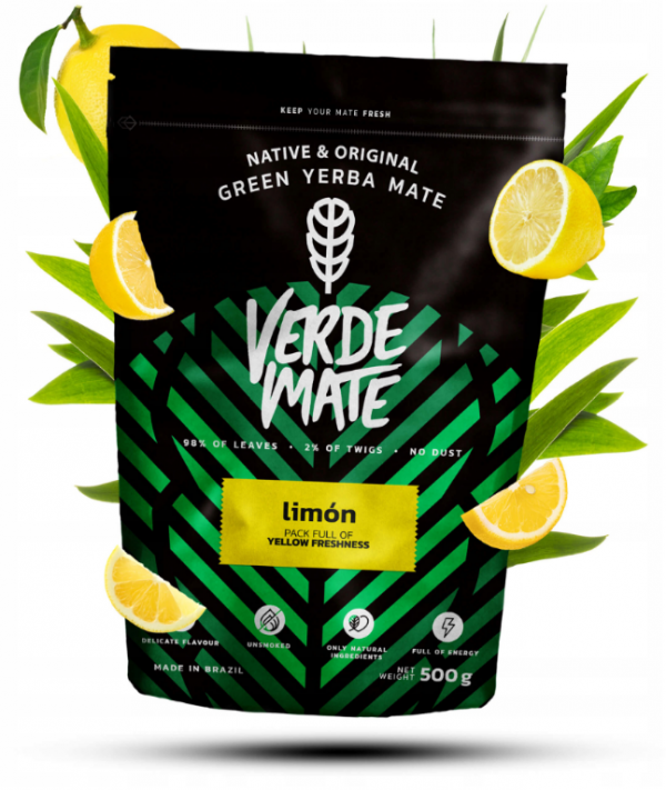 Yerba Verde Mate Green Limon Cytrynowa Lemon 500g