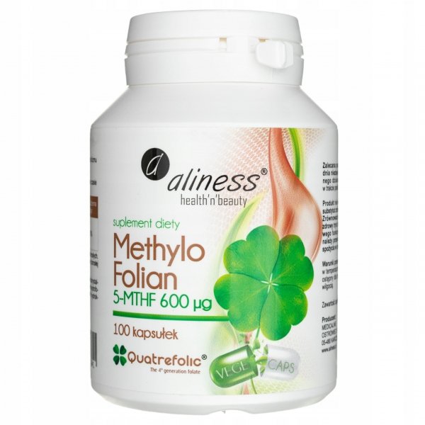 Suplement diety Aliness Methylo Folian kapsułki 100 szt.