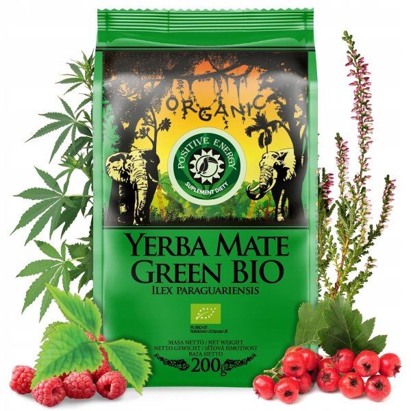 YERBA MATE GREEN BIO 200 g ORGANIC MATE GREEN