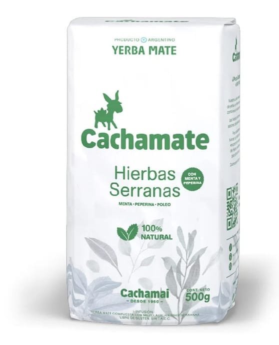 Yerba Mate CACHAMATE Mountains Herbs 500g Hierbas Serranas - PRZECENA