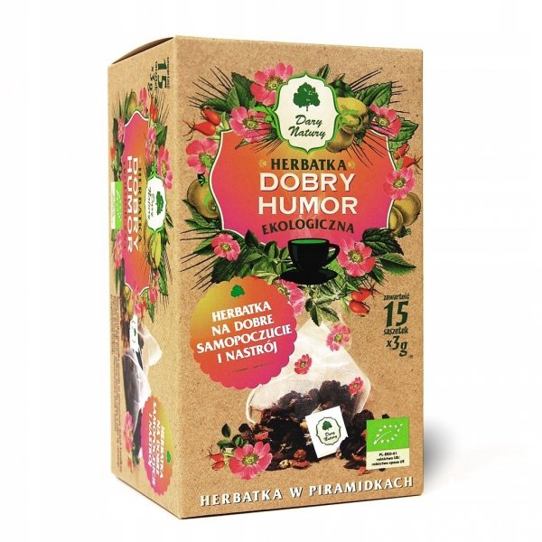 HERBATKA DOBRY HUMOR IMBIR BIO 15x3g Dary Natury