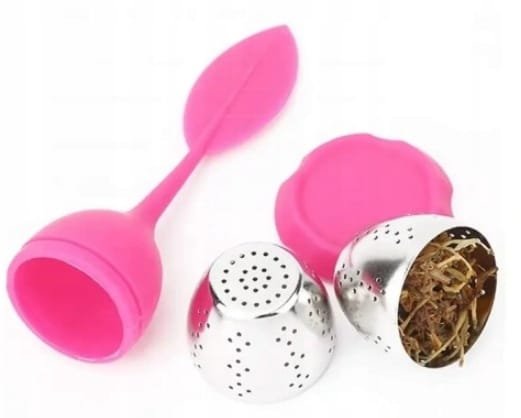 Zaparzacz do herbaty ziół Yerba Mate sitko nierdzewny silikonowy