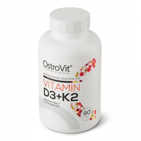 OstroVit D3 2000 + K2 90 tabs ZDROWE KOŚCI ODPORNOŚĆ