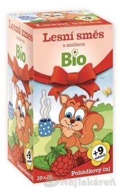HERBATKA DLA DZIECI OWOCE LEŚNE Z MALINĄ PO 9 MIESIĄCU BIO 20 x 2g APOTHEKE