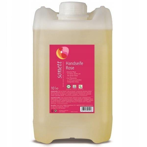 Sonett mydło w płynie róża 10 litrów