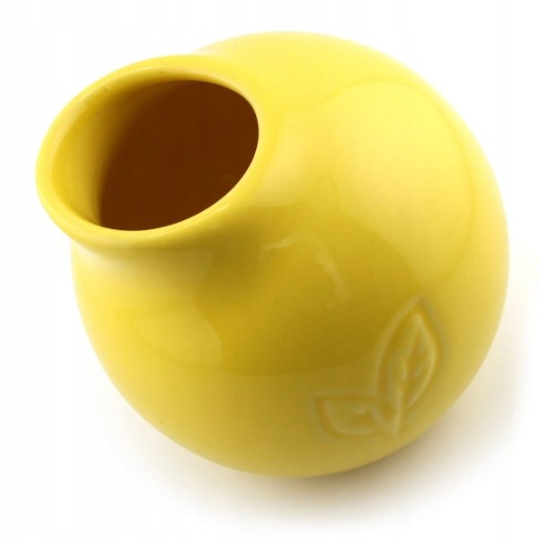 Matero Żółte ceramiczne Tykwa do Yerba Mate Żółta KULA 280 ml Amarillo