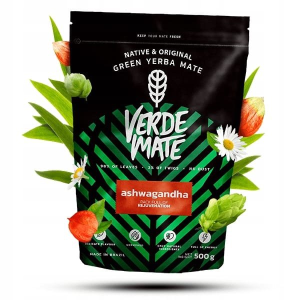 YERBERA Yerba Verde Mate Green Ashwagandha 500g
