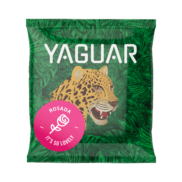 Yerba Mate Yaguar Rosada Truskawka Dzika Róża 50g