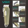 VGR V-667 Retro maszynka metalowa barber złota