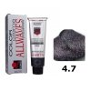 ALLWAVES FARBA DO WŁOSÓW 100ML 4.7 FIOLETOWY ŚREDNI KASZTAN
