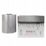 STYLETEK FOLIA RYFLOWANA W ROLCE SREBRNA