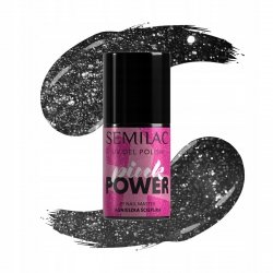 Semilac Lakier hybrydowy A705 Black Opal 7ml