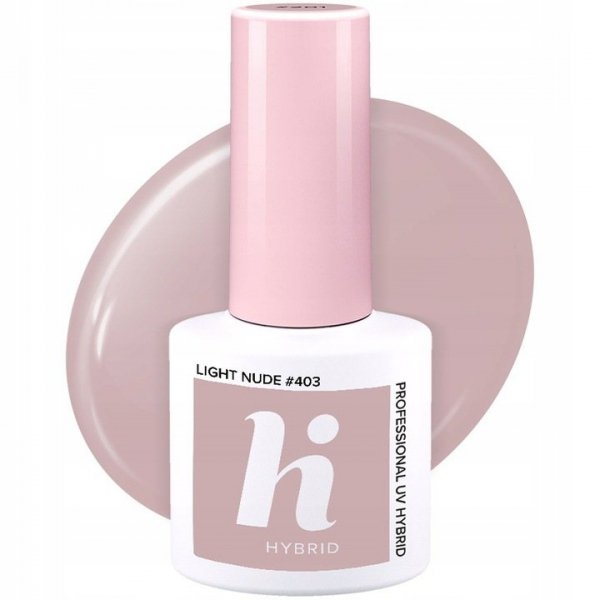 HI HYBRID Lakier Hybrydowy #403 LIGHT NUDE