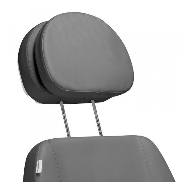 Fotel kosmetyczny elektryczny do pedicure Sillon Classic 4 silniki z kołyską szary