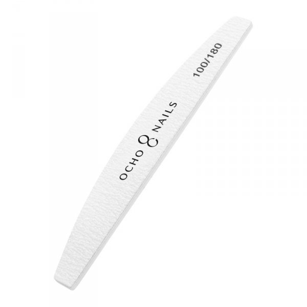 Ocho Nails pilnik półksiężyc 100/180 1 szt. safe pack