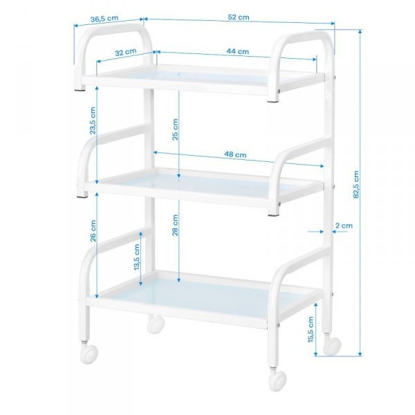 Stolik kosmetyczny Basic 122 biały