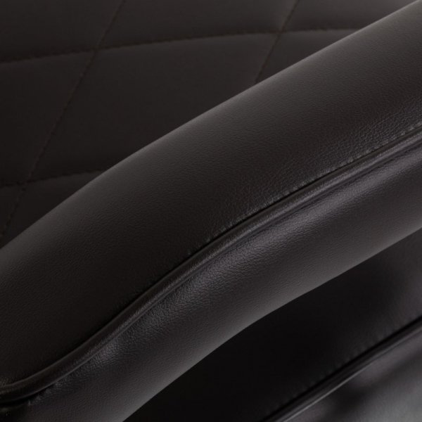 Fotel barberski Hair System BM88066 brązowy