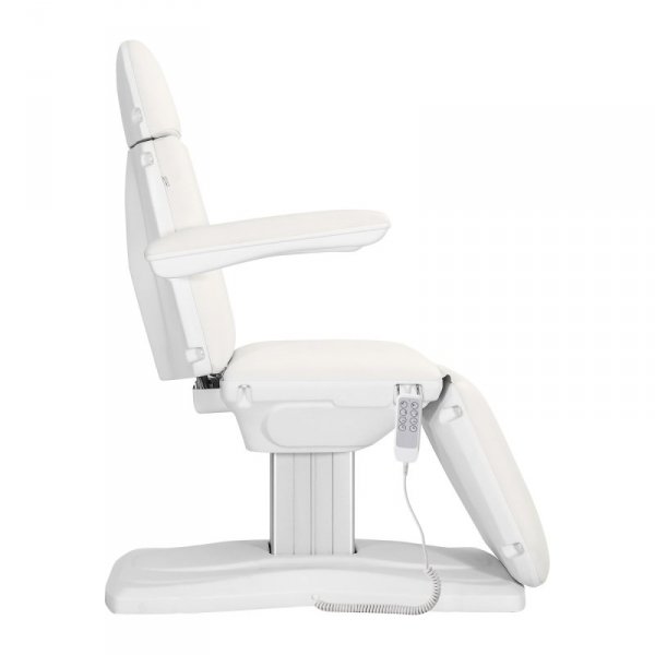 FOTEL KOSMETYCZNY ELEKTR. ECLIPSE 4 SILN. BIAŁY