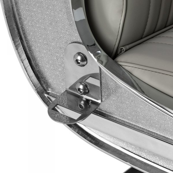 Fotel barberski Gabbiano Visionerio szary