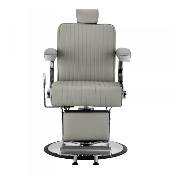 Fotel barberski Gabbiano Visionerio szary