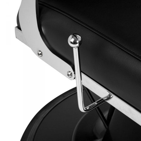 Fotel barberski Gabbiano Elias czarny