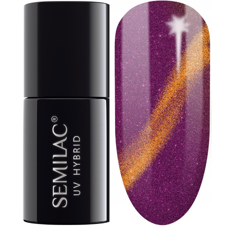 SEMILAC 314 MAGIC PINK LAKIER HYBRYDOWY 7 ML CAT EYE