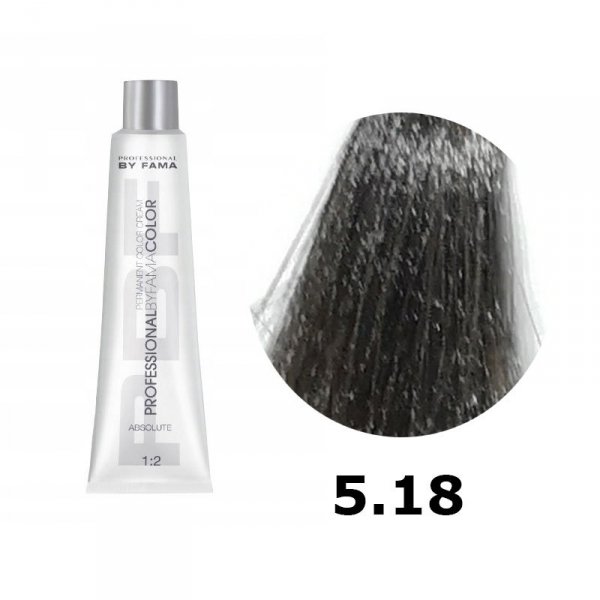 BY FAMA COLOR FARBA DO WŁOSÓW 80ML 5.18