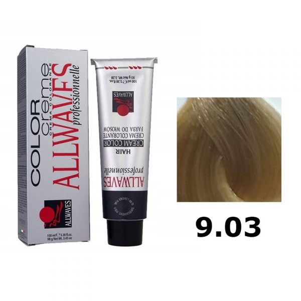 ALLWAVES FARBA DO WŁOSÓW 100ML 9.03 WHISKY
