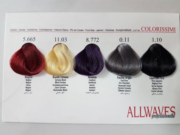 ALLWAVES FARBA DO WŁOSÓW 100ML 9.1 BARDZO JASNY POPIELATY BLOND