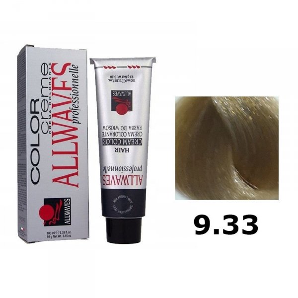 ALLWAVES FARBA DO WŁOSÓW 100ML 9.33 JASNE PIWO