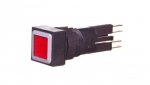 Napęd przycisku czerwony z podświetleniem z samopowrotem Q18LT-RT/WB 088537