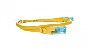 Kabel krosowy (Patch Cord) U/UTP kat.5e żółty 0,5m DK-1512-005/Y