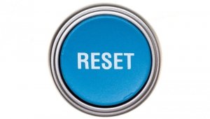 Napęd przycisku przedłużany niebieski /RESET/ z samopowrotem LPCR1196