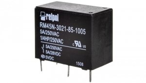 Przekaźnik miniaturowy 1P 5A 5V DC PCB RM45N-3021-85-1005 2614951