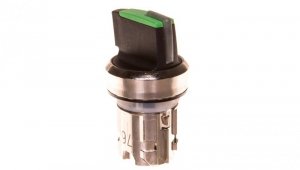 Przełącznik piórkowy 3 pozycyjny 22mm bez samopowrotu możl podświetlenie czarny/zielony metal SIRIUS ACT 3SU1052-2BL40-0AA0