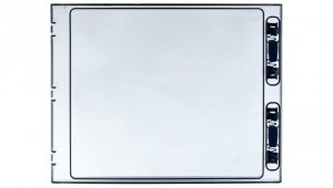 Drzwi do szafki IKA 2x18 transparentne DOOR-2/36-T-IKA 174225