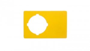 Tabliczka opisowa żółta prostokątna bez nadruku M22-XZK 216470