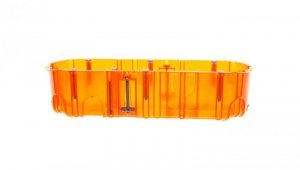 Batibox Puszka potrójna podtynkowa 67mm 213x50mm pomarańczowa 080123