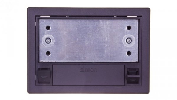 Simon Connect Puszka SF podłogowa pojedyncza 2x K45 gł. 70mm + SM102/9 szary grafit SF170/14