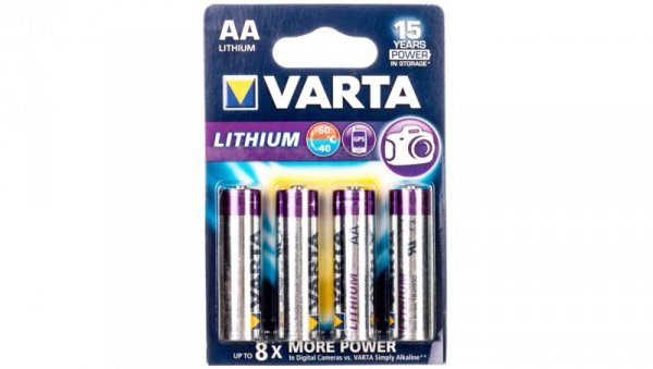 Bateria litowa LR6 / AA PROFESSIONAL LITHIUM /4 szt./